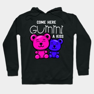 Cute Gummi Bear Kiss Sweets Gift Idea Hoodie